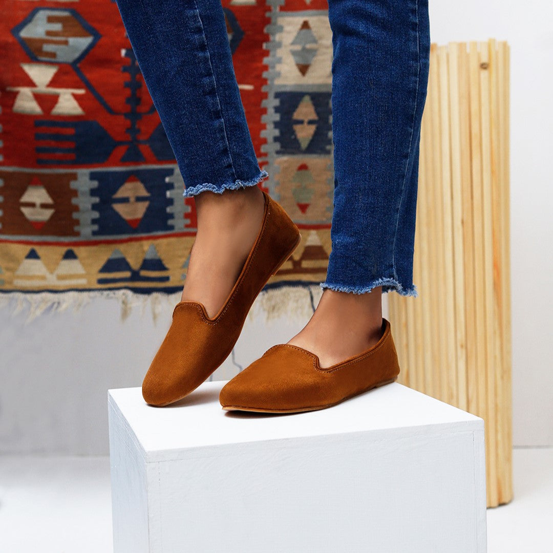 Camel Brown Loafers
