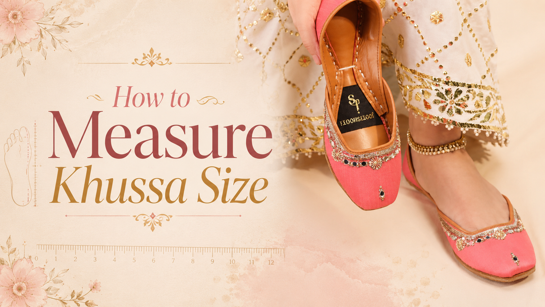 How to Measure Khussa Size