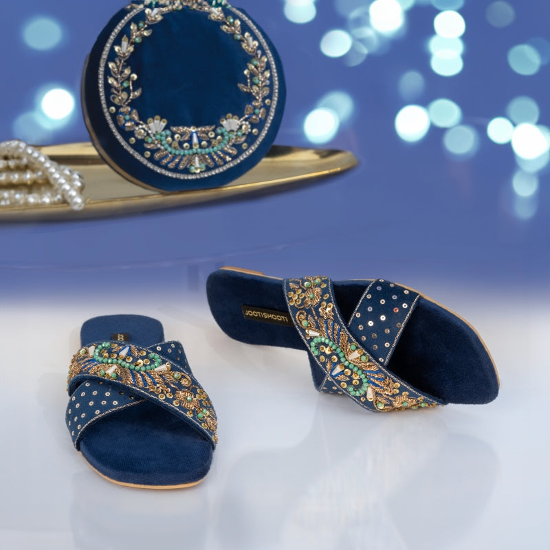 Feroza Slides (Blue)