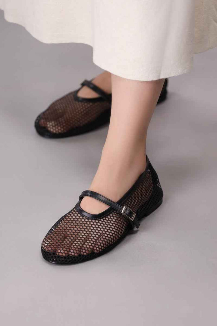 Ink Breeze Mesh Mary Jane