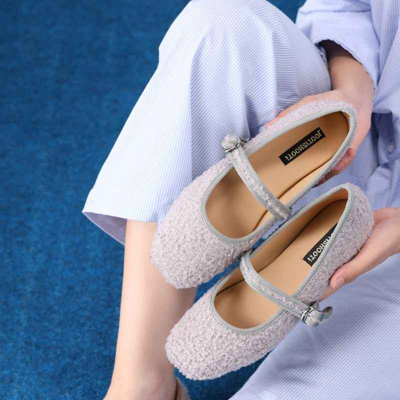 Moonstone Boucle Mary Jane