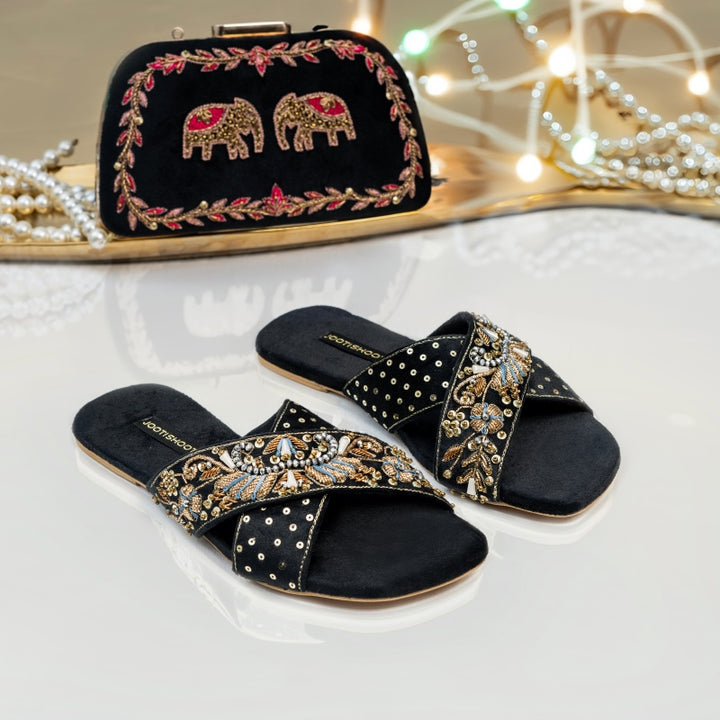 Feroza Slides (Black)