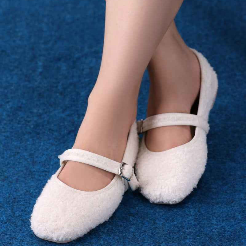 Snow Boucle Mary Jane
