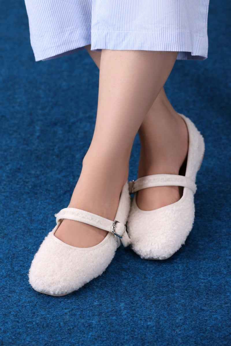 Snow Boucle Mary Jane