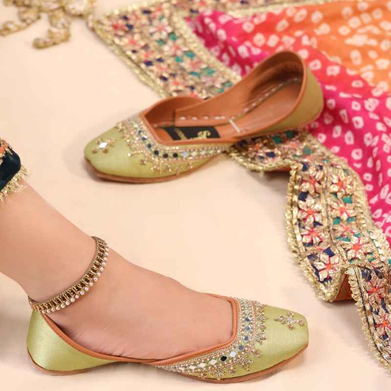 Mehfil Mirror Parrot Green