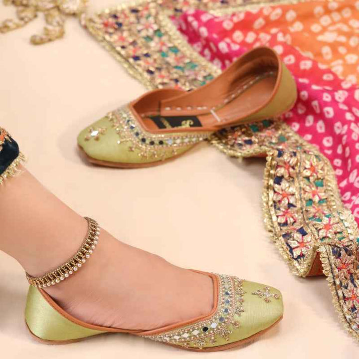 Mehfil Mirror Parrot Green