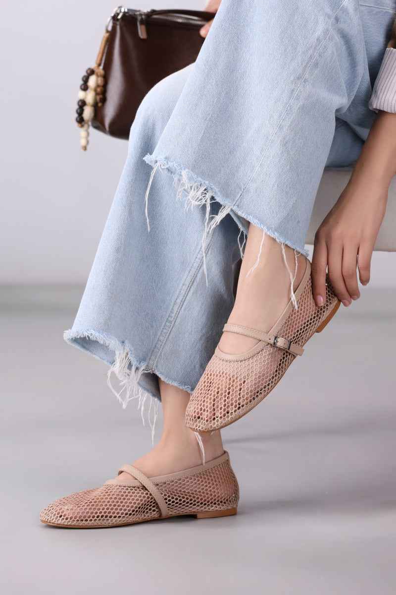 Sand Breeze Mesh Mary Jane