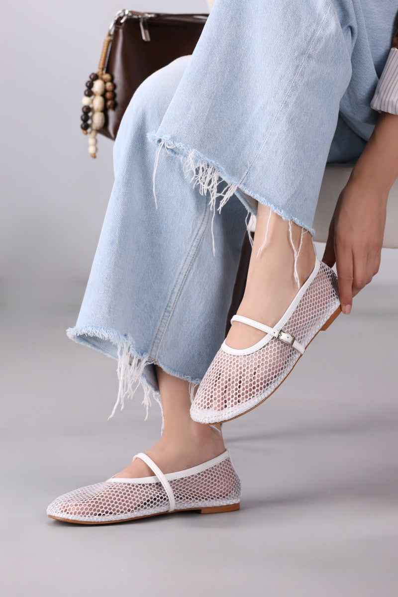 Snow Breeze Mesh Mary Jane