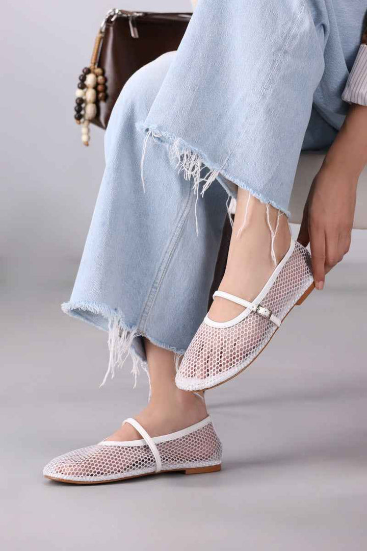 Snow Breeze Mesh Mary Jane