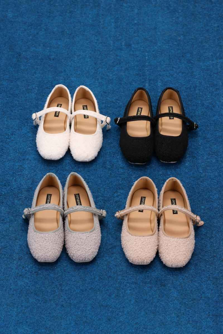 Rose Quartz Boucle Mary Jane