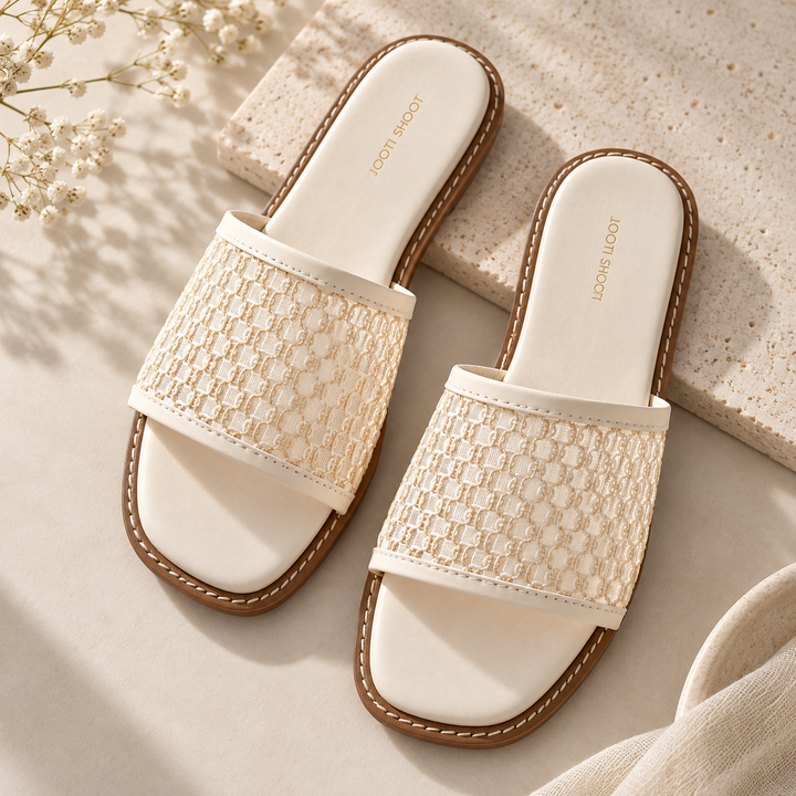 Alba white slide