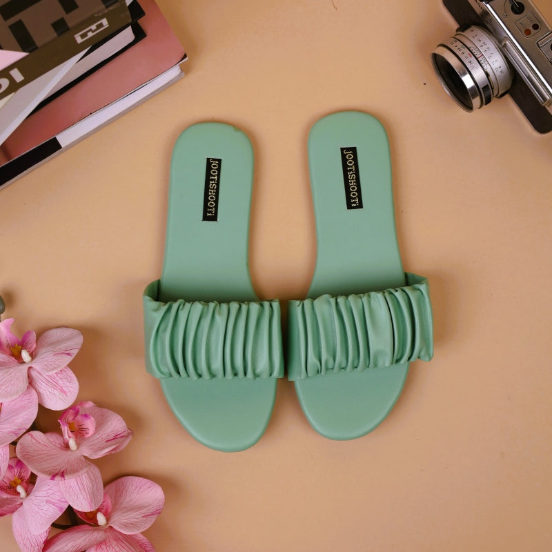 Scrunch It Up Mint Green