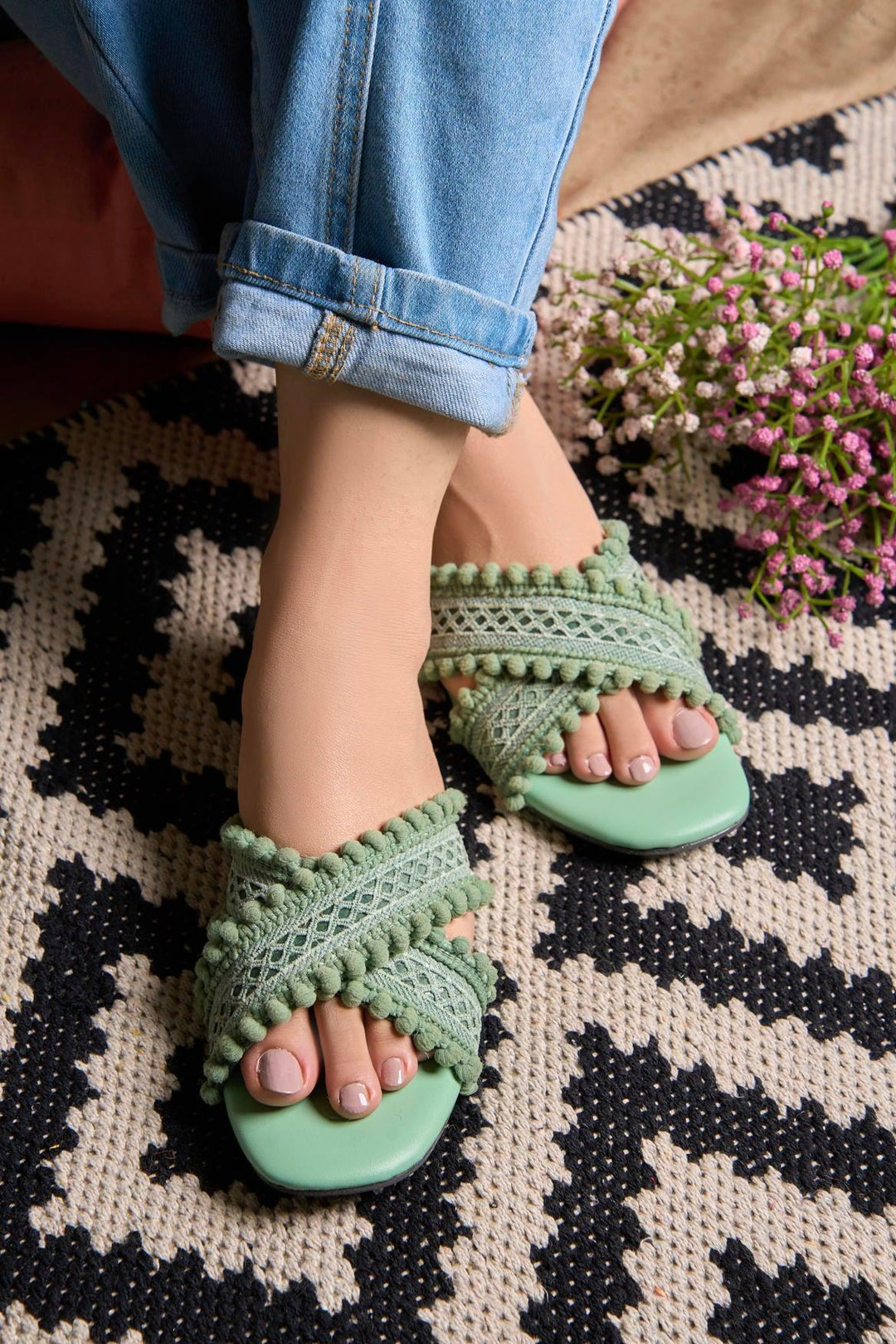 Fringe Fusion Sea Green - Jooti Shooti