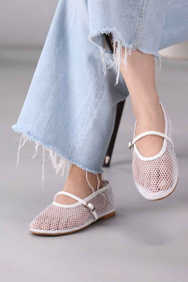 Snow Breeze Mesh Mary Jane
