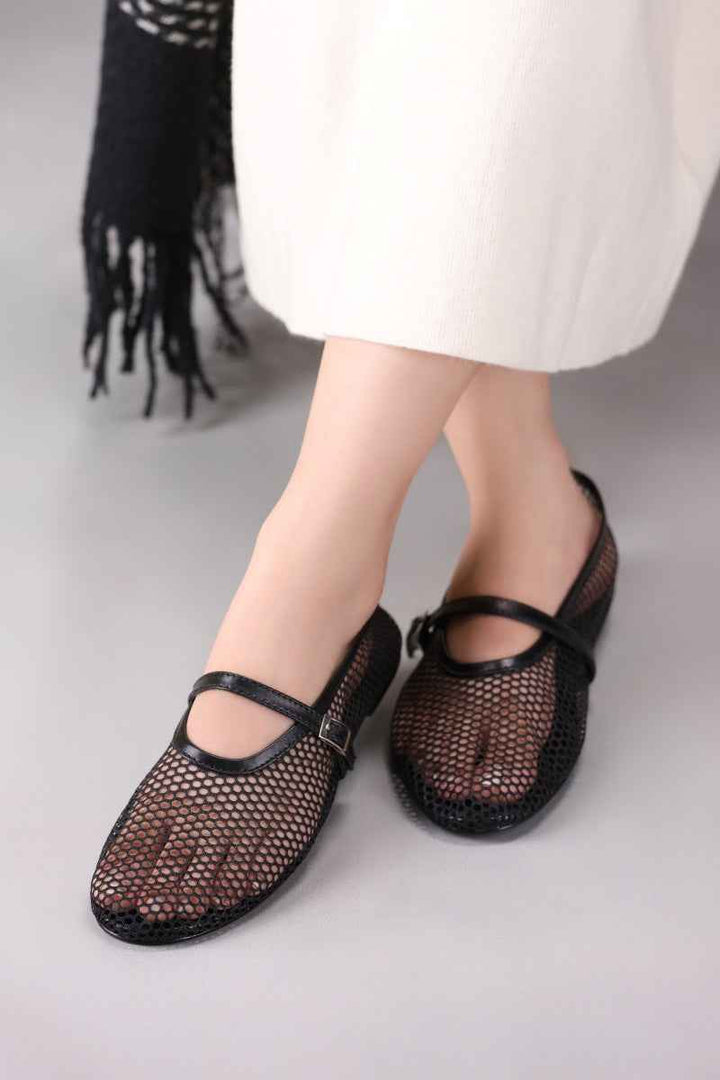 Ink Breeze Mesh Mary Jane