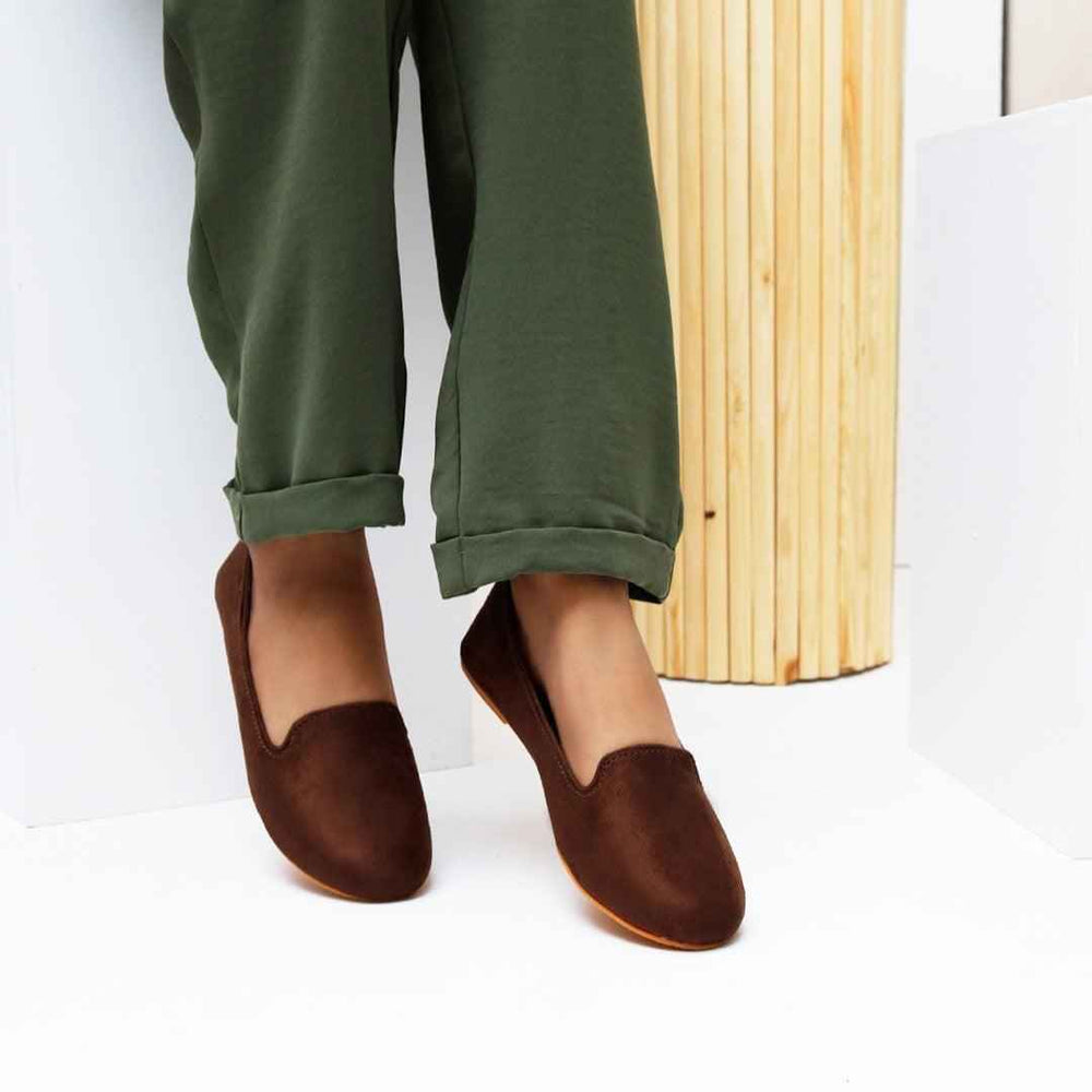 Chocolate Brown Loafers - Jooti Shooti