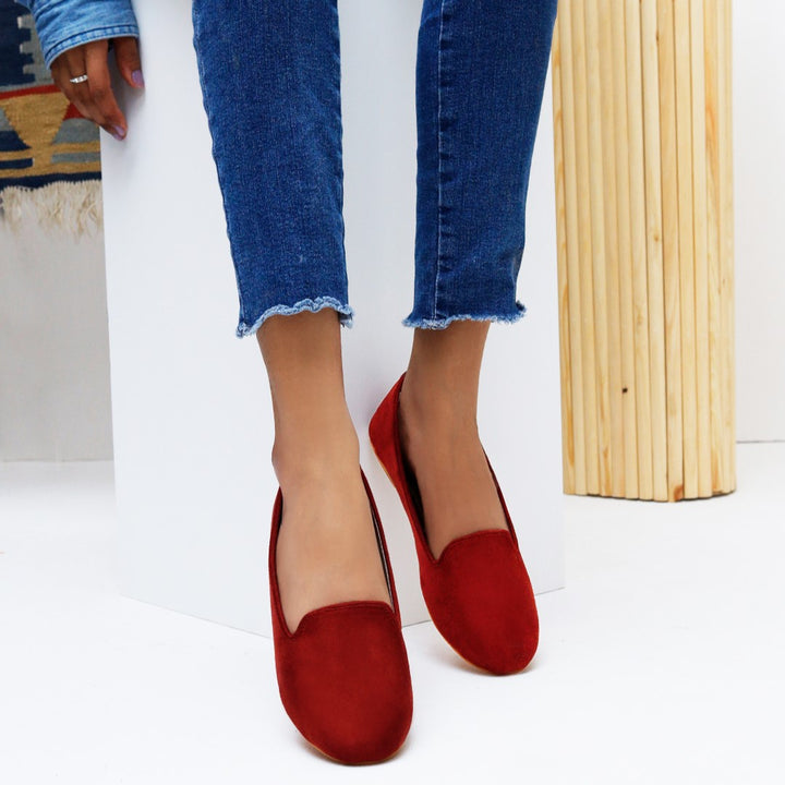 Ruby Red Loafers