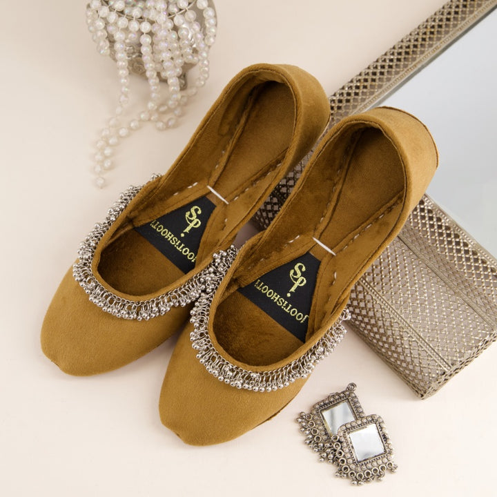 Beaded Halo Camel Brown