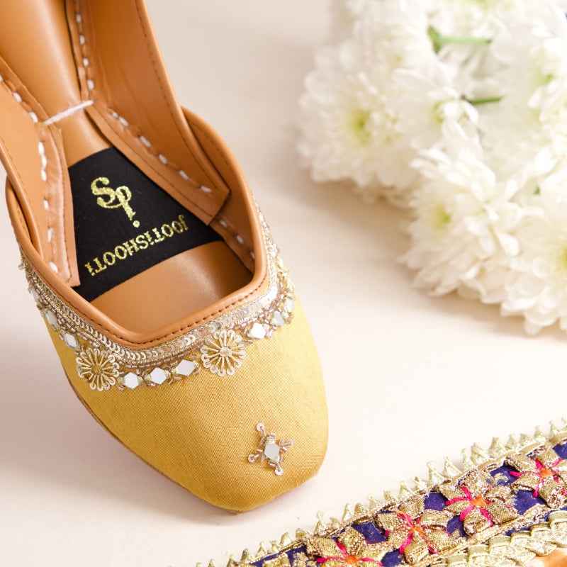 Shamsa Mirror Marigold Yellow