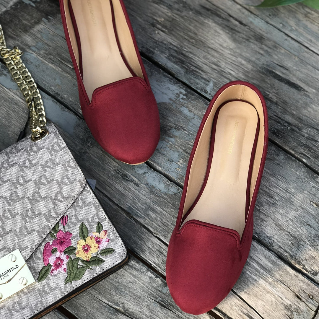 Ruby Red Loafers